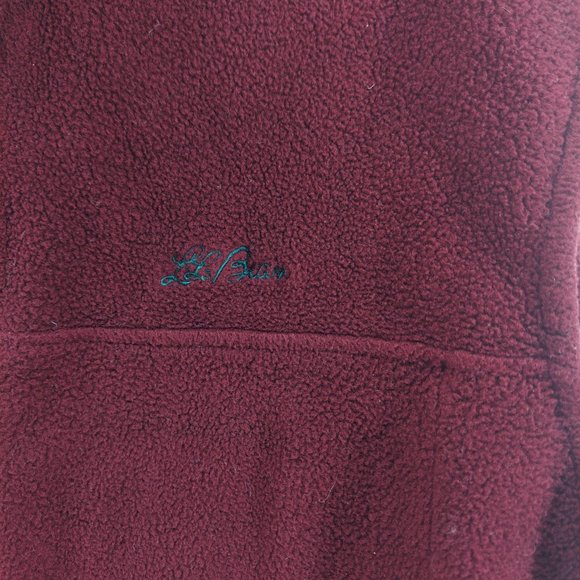 vintage LL Bean Fleece Vest size large - Picture 2 of 7